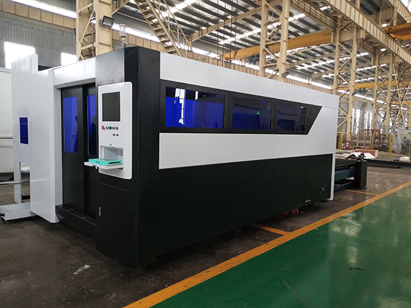 Full Closed Fiber Laser Cutting Machine with Pallet Changer 4kw IPG